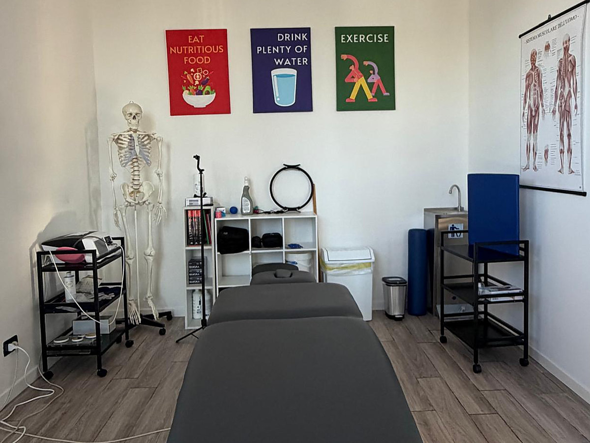 Sala trattamenti dello studio di Casalecchio di Reno